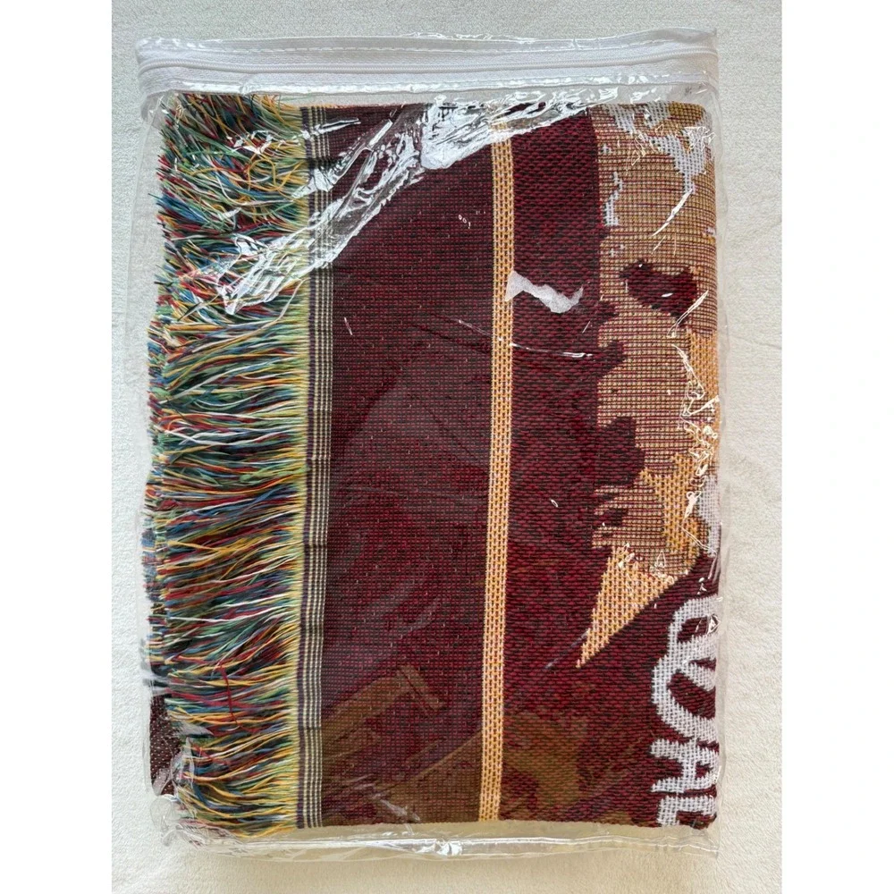 New! Mickey Mouse Tapestry Woven Throw Walt Disney World 4 Parks Blanket 46